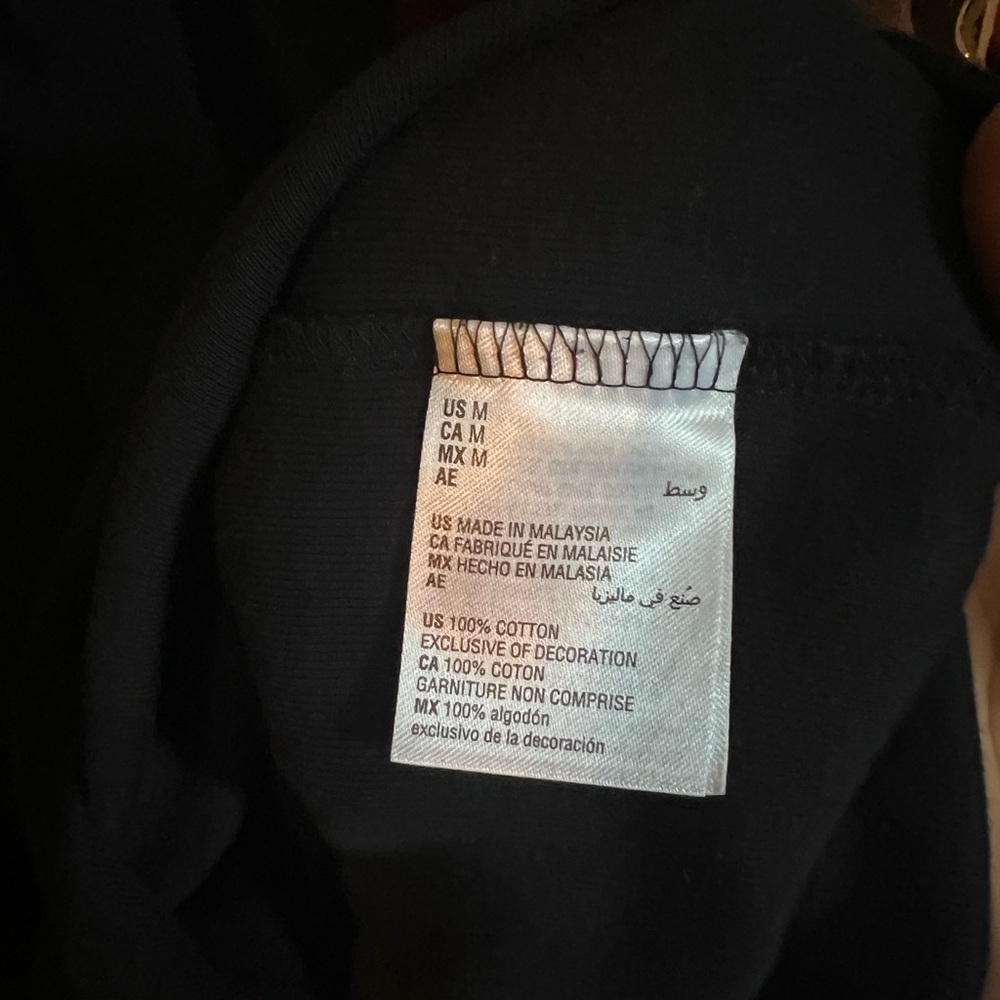 Karen Scott Sport Black Short Sleeve Dress 100% Cotton Womens Medium - Picture 4 of 4